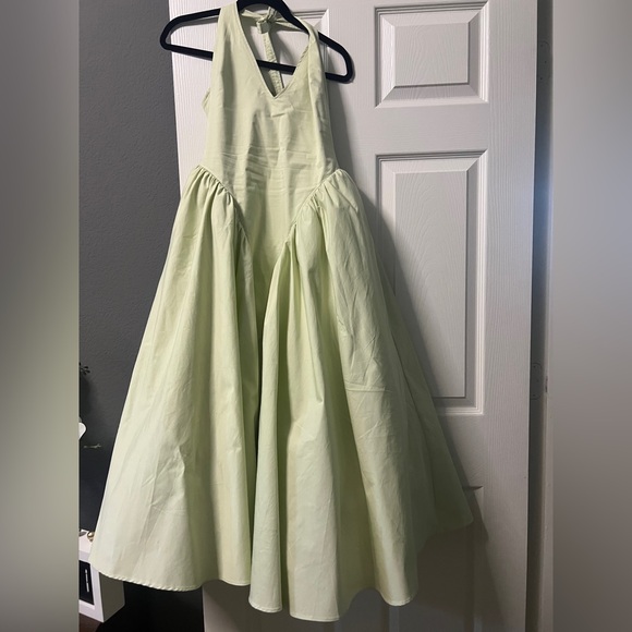 House of CB Light Green Halter Dress - Picture 2 of 8
